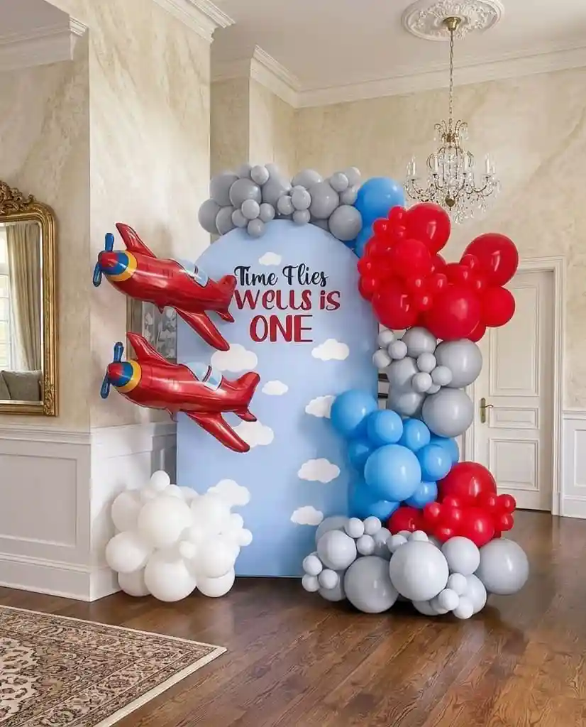 Aeroplane Theme Birthday Decoration